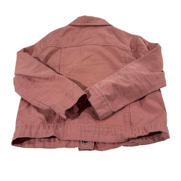 Emma & Elsa Toddler Girl 5T Mauve Button Up Jacket 100% Cotton - Picture 2 of 5